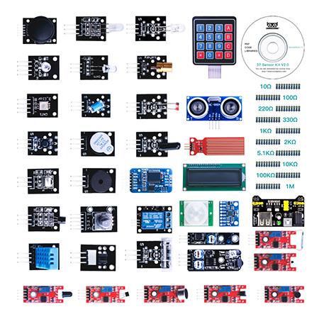 37 Sensor Starter Kit Sortiment Sæt til Arduino