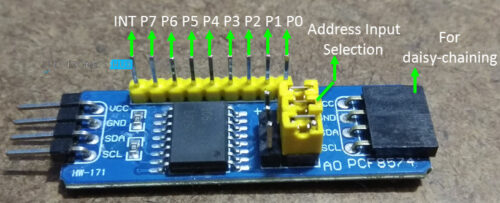 PCF8574 I2C GPIO Extender Module HW-171 - ArduinoTech